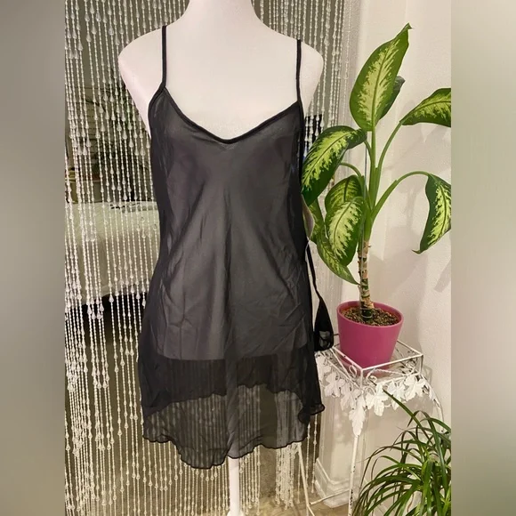 SHIRLEY OF HOLLYWOOD SHEER BABYDOLL NWT - Picture 1 of 5